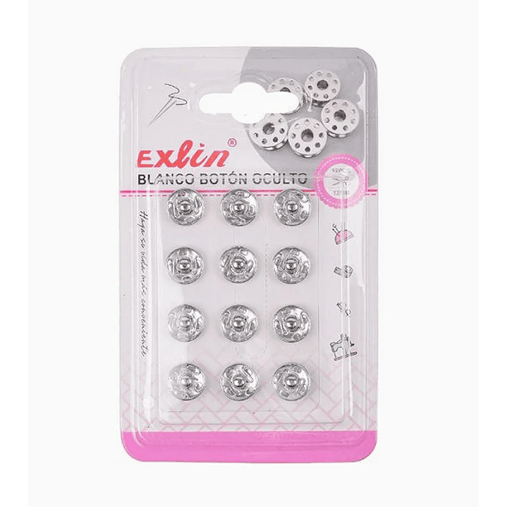 Blanco Botón Oculto 1