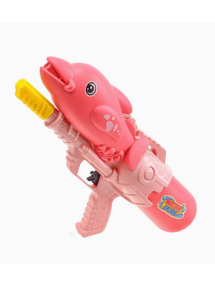 Pistola lanza Agua en Forma de Delfín rosa