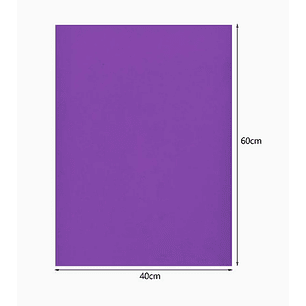 Goma Eva Lisa Paquete de 10 unidades - Morado