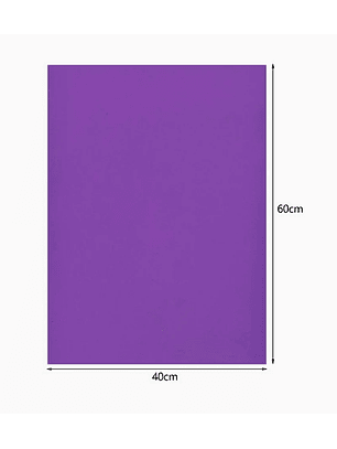 Goma Eva Lisa Paquete de 10 unidades - Morado