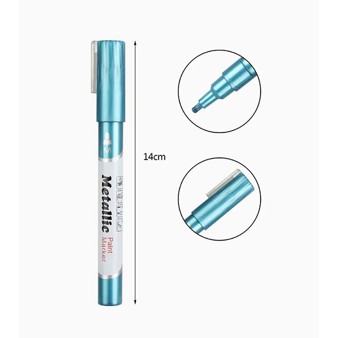 Marcador Acrílico Metalizado - Azul 1