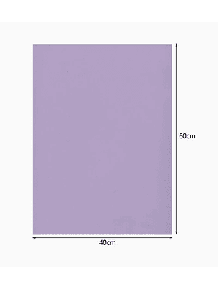 Goma Eva Lisa Paquete de 10 unidades - Lila