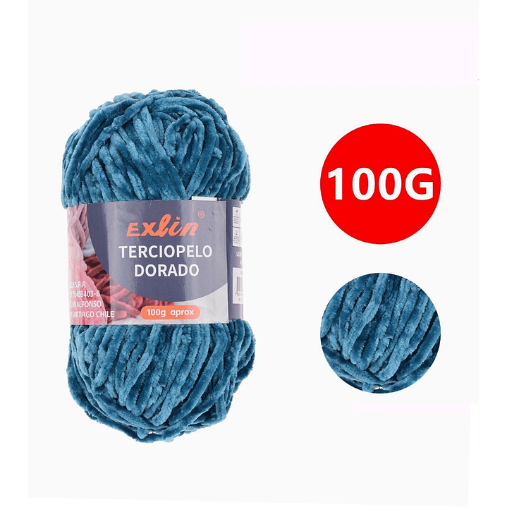 Lana Terciopelo Exlin – Set de 10 ovillos de 100g 4