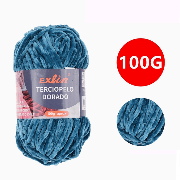 Lana Terciopelo Exlin – Set de 10 ovillos de 100g 4