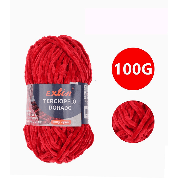 Lana Terciopelo Exlin – Set de 10 ovillos de 100g 5