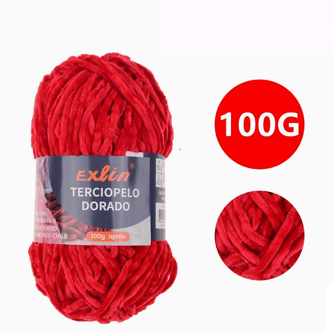 Lana Terciopelo Exlin – Set de 10 ovillos de 100g 5