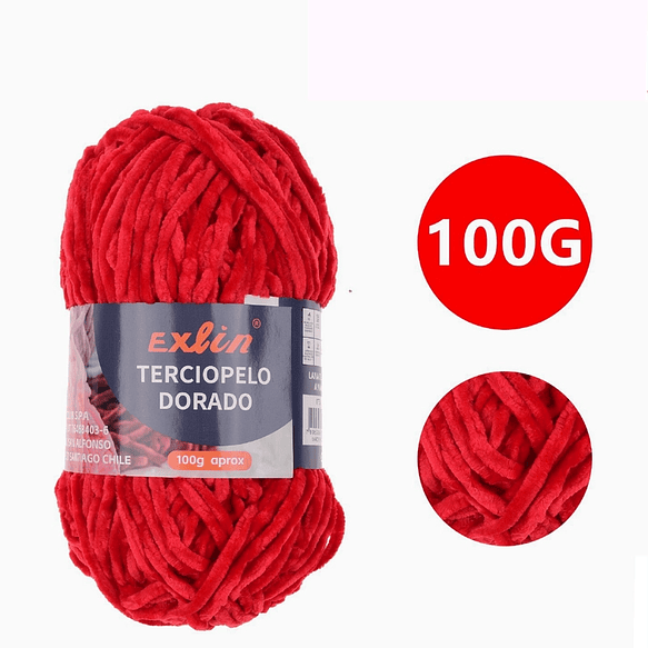 Lana Terciopelo Exlin – Set de 10 ovillos de 100g 5