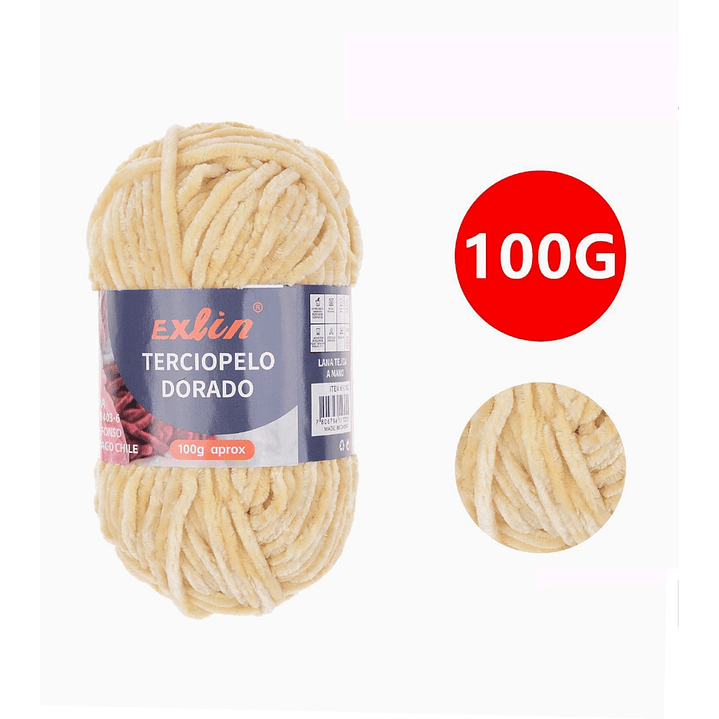 Lana Terciopelo Exlin – Set de 10 ovillos de 100g 6