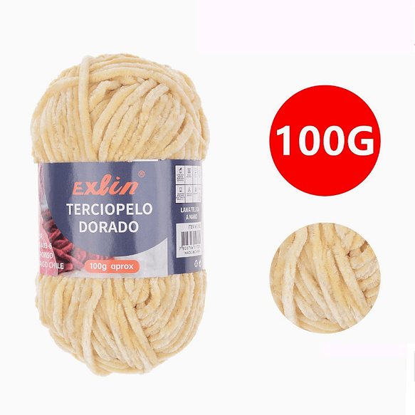 Lana Terciopelo Exlin – Set de 10 ovillos de 100g 6