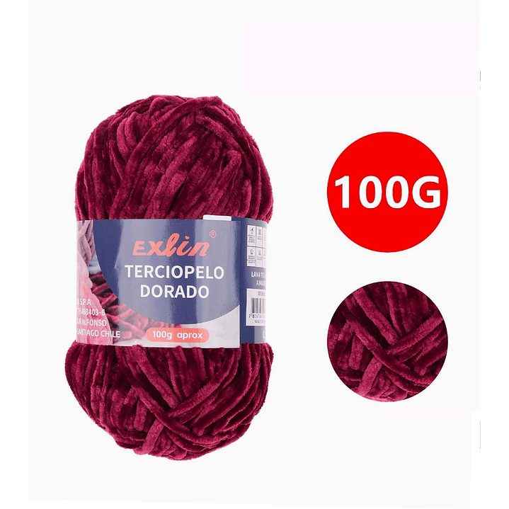 Lana Terciopelo Exlin – Set de 10 ovillos de 100g 7