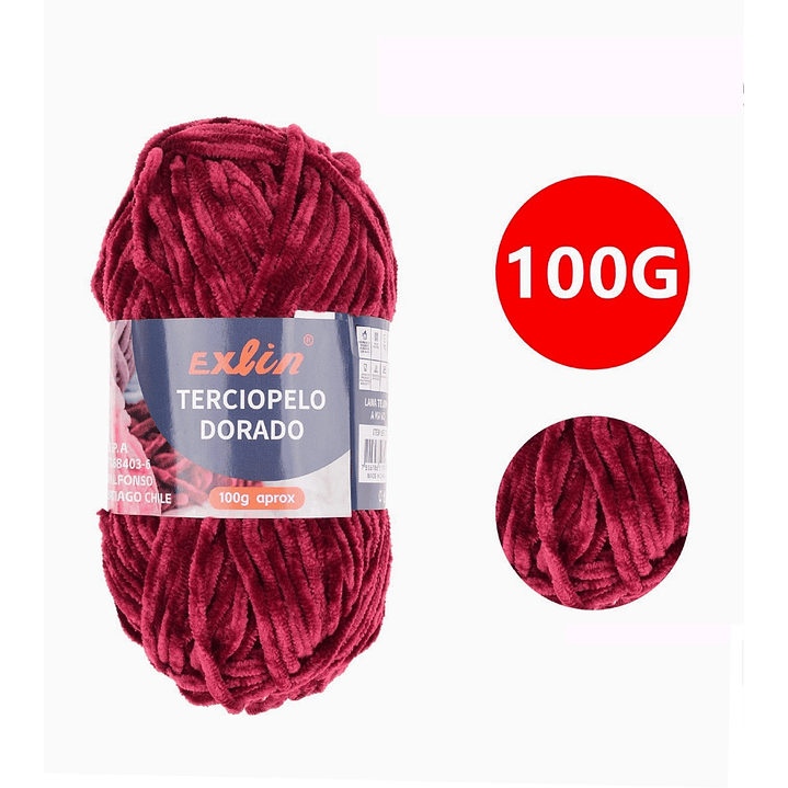 Lana Terciopelo Exlin – Set de 10 ovillos de 100g 8