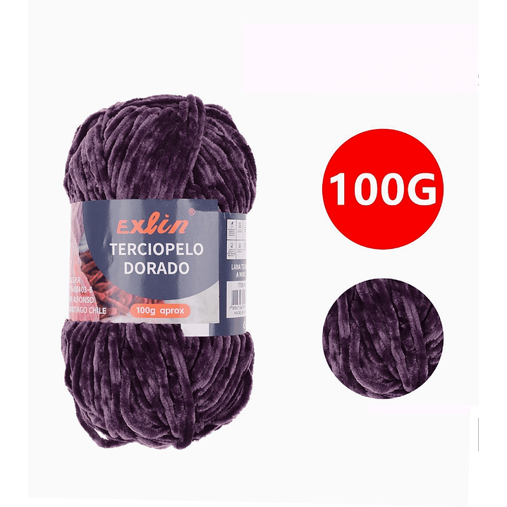 Lana Terciopelo Exlin – Set de 10 ovillos de 100g 9