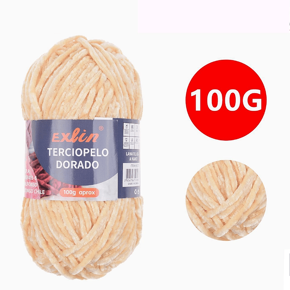Lana Terciopelo Exlin – Set de 10 ovillos de 100g 10