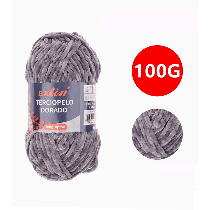 Lana Terciopelo Exlin – Set de 10 ovillos de 100g 12