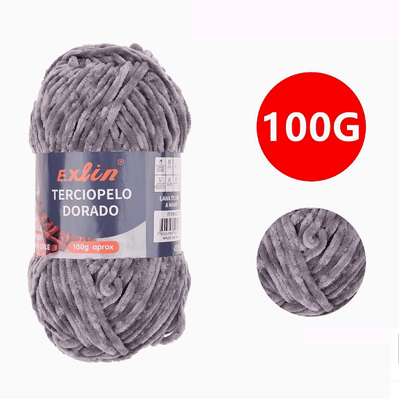 Lana Terciopelo Exlin – Set de 10 ovillos de 100g 12