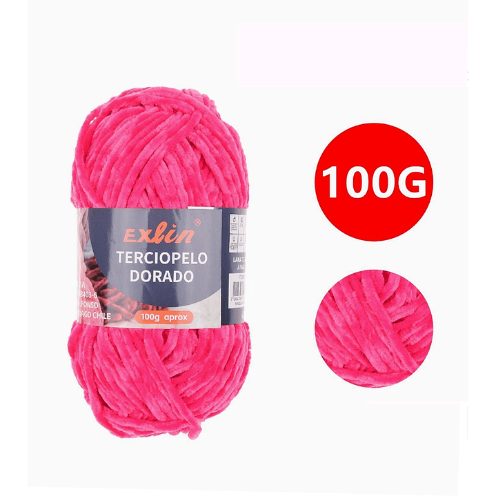 Lana Terciopelo Exlin – Set de 10 ovillos de 100g 13
