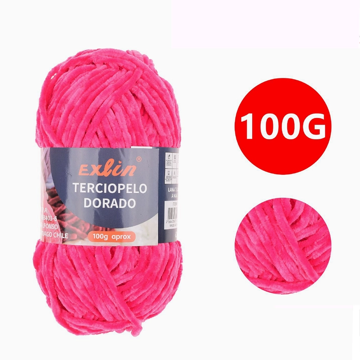 Lana Terciopelo Exlin – Set de 10 ovillos de 100g 13