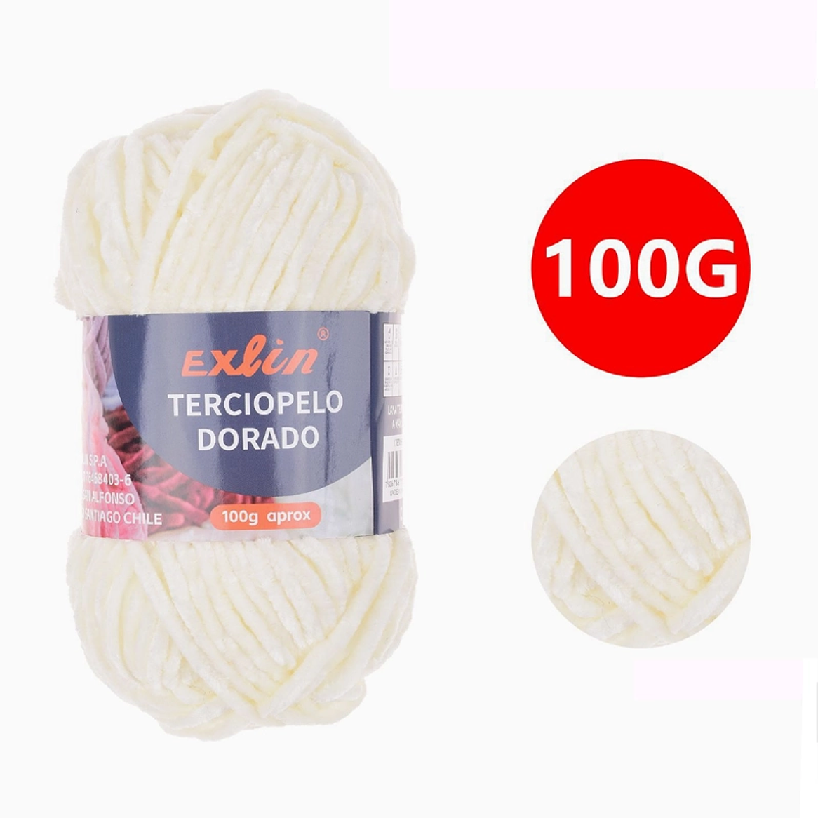 Lana Terciopelo Exlin – Set de 10 ovillos de 100g 14