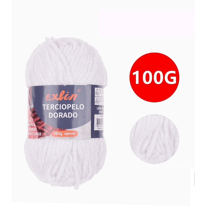 Lana Terciopelo Exlin – Set de 10 ovillos de 100g 15