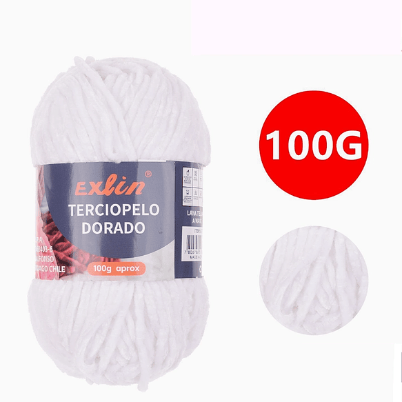 Lana Terciopelo Exlin – Set de 10 ovillos de 100g 15
