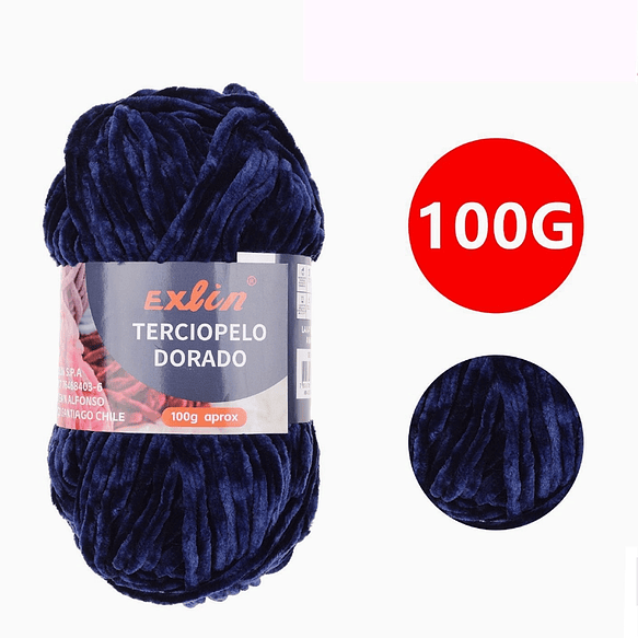 Lana Terciopelo Exlin – Set de 10 ovillos de 100g 17