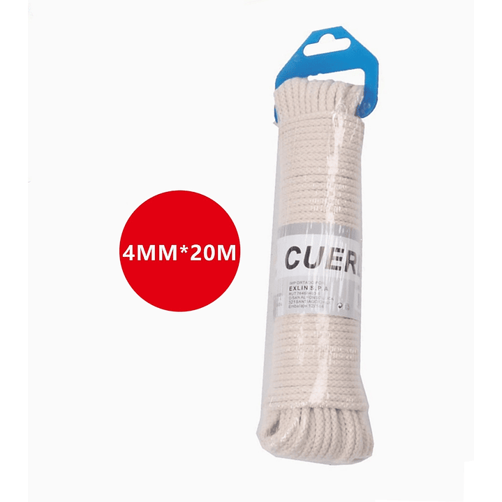 Cuerda de algodón trenzado 4MM  1