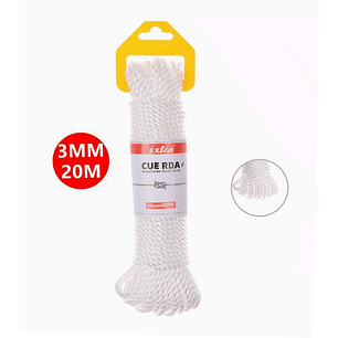 Cuerda de nylon 3mm x 20M