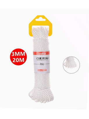 Cuerda de nylon 3mm x 20M