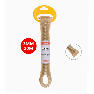 Alambre Tendedero de Acero con Recubrimiento PVC 3mm x 20m