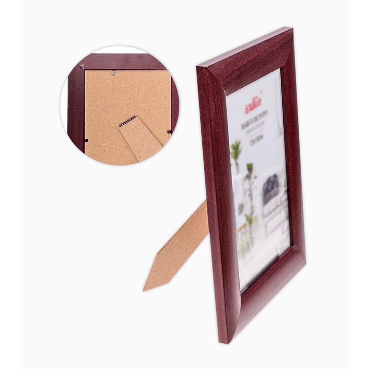 Marco de Foto Diseño Tradicional con Acabado Tipo Madera   2