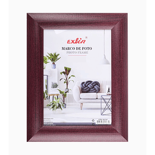 Marco de Foto Diseño Tradicional con Acabado Tipo Madera  