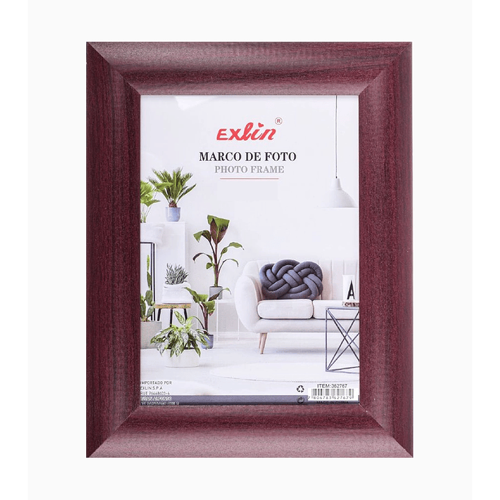 Marco de Foto Diseño Tradicional con Acabado Tipo Madera   1