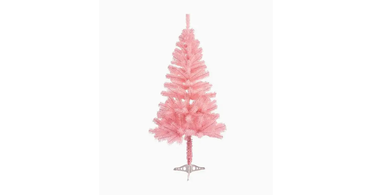 Árbol navideño rosa tipo pino – 60 cm a 2.10 m