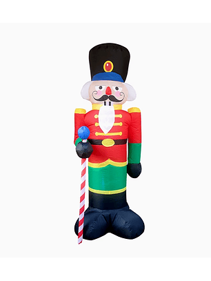 Soldado Inflable Navideño 120 - 180 y 240 cm