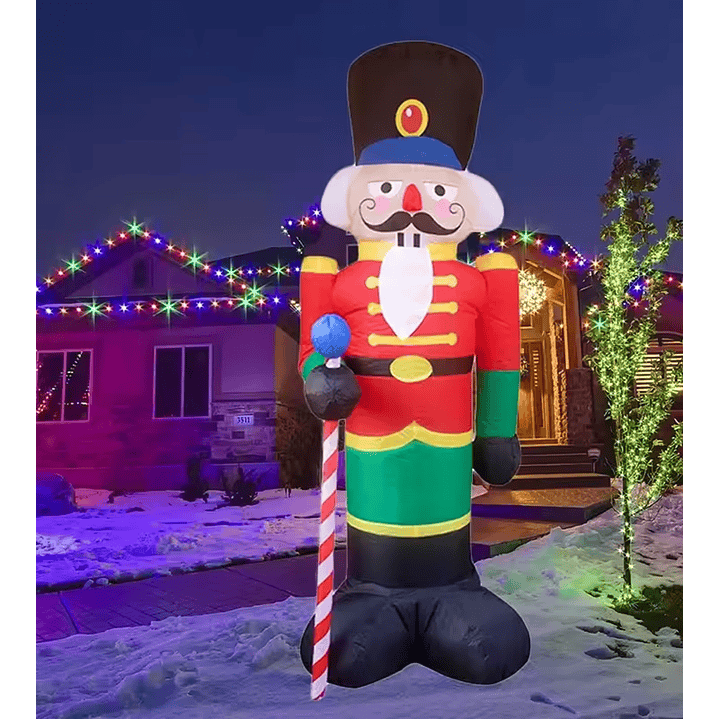 Soldado Inflable Navideño 120 - 180 y 240 cm 2