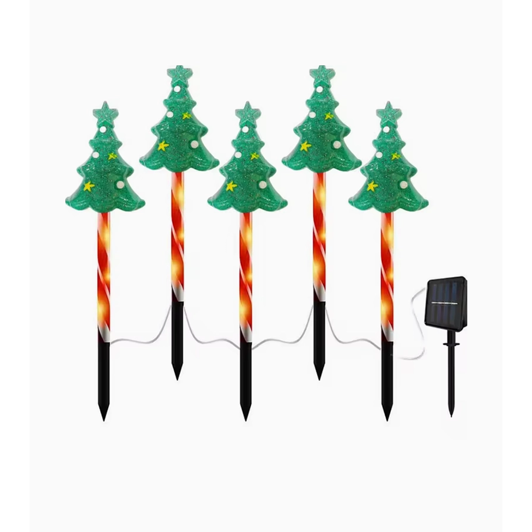 Set de 5 unidades Árboles Decorativos con Estaca 1