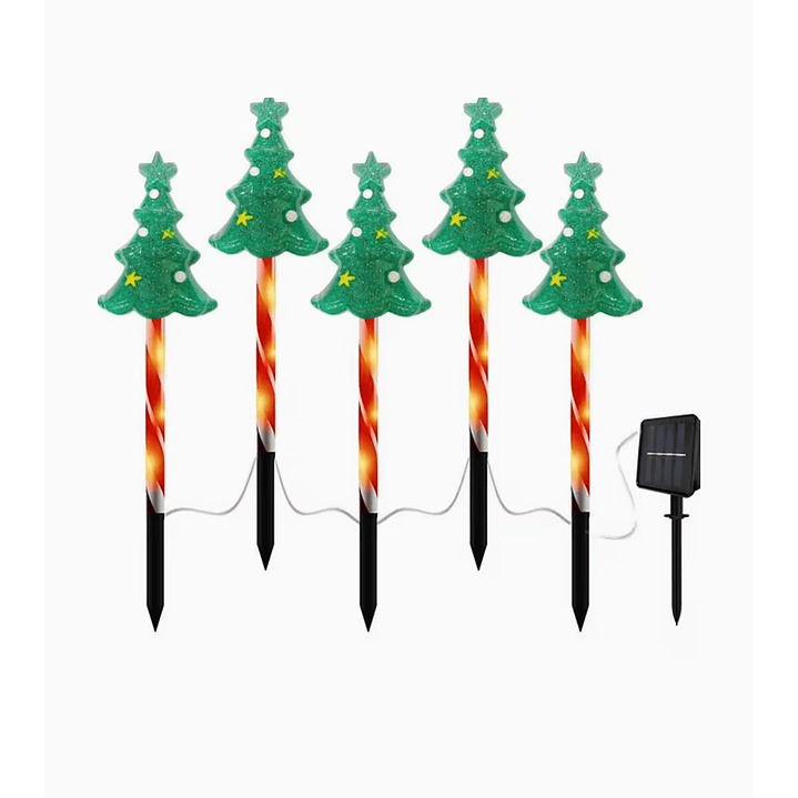 Set de 5 unidades Árboles Decorativos con Estaca 1