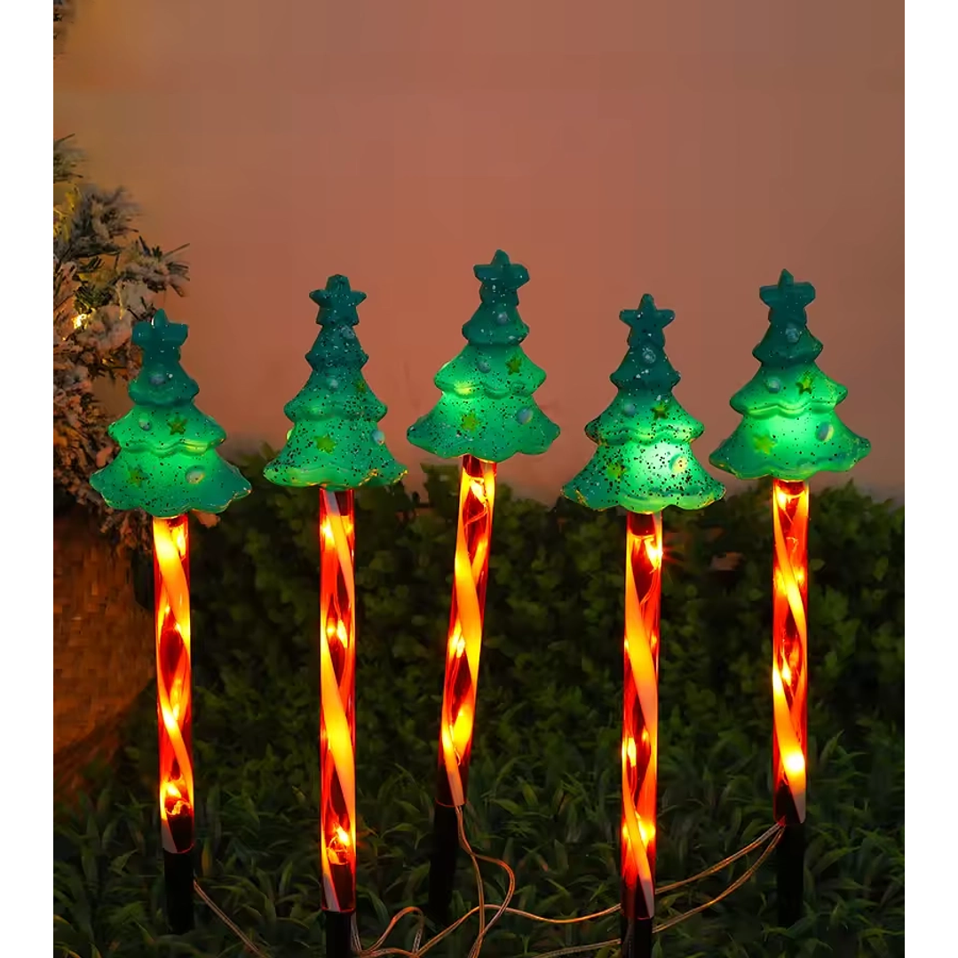 Set de 5 unidades Árboles Decorativos con Estaca 3