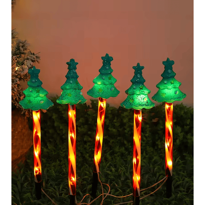 Set de 5 unidades Árboles Decorativos con Estaca 3