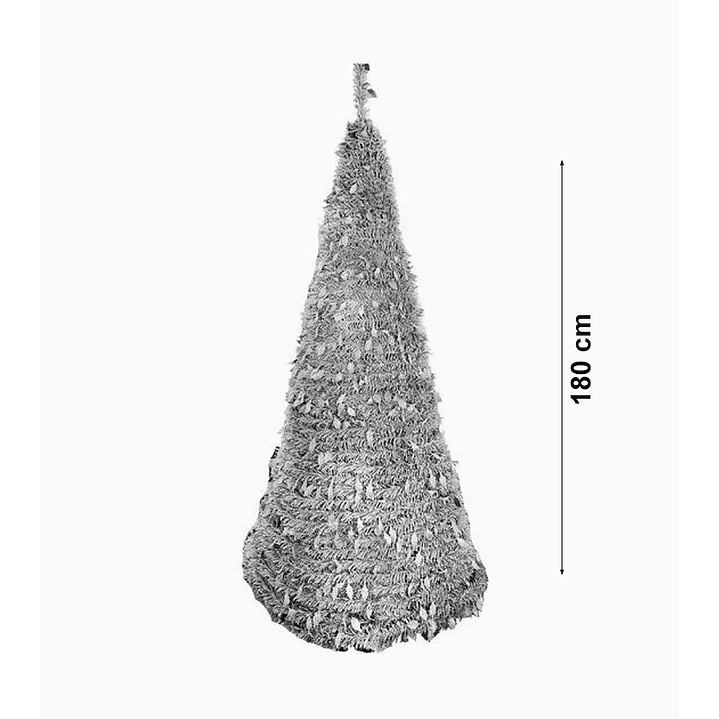 Árbol de Navidad Verde Tradicional con Ramas Tupidas y Base Metálica – 1.20 m / 1.50 m / 1.80 m  4