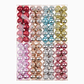 Pack de 24 esferas navideñas pequeñas 3 cm – colores surtidos y 3 diseños - Miniatura 3