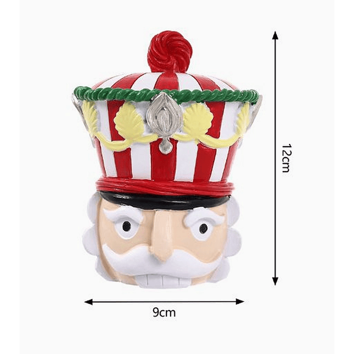 Adorno Navideño Cascanueces Colgante – Figura Decorativa 8 y 12 cm 3