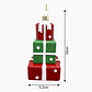 Adorno Navideño Colgante Paquetes de Regalo 10 cm – Decoración Árbol Navidad - Miniatura 2