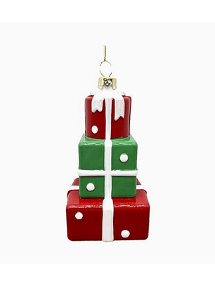 Adorno Navideño Colgante Paquetes de Regalo 10 cm – Decoración Árbol Navidad