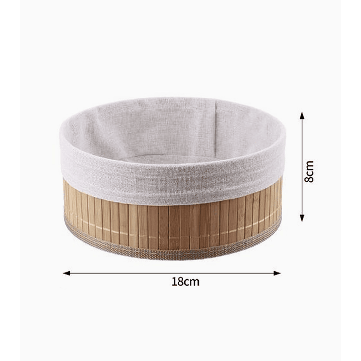 Canasta decorativa para pan o frutas 18 x 8 cm – estilo funcional para cocina y comedor 2