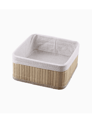 Canasta cuadrada para pan o frutas – tamaños 25x25, 21x21 y 17x17 cm