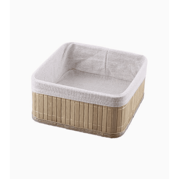 Canasta cuadrada para pan o frutas – tamaños 25x25, 21x21 y 17x17 cm 1