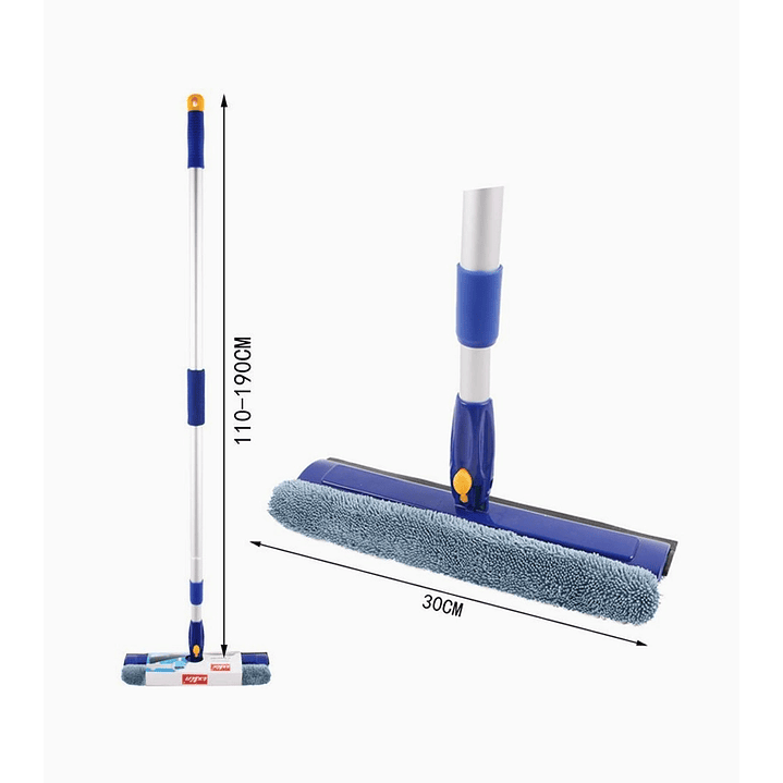 Limpia Vidrios Retráctil 190 cm – Extensible para Ventanas Altas 2