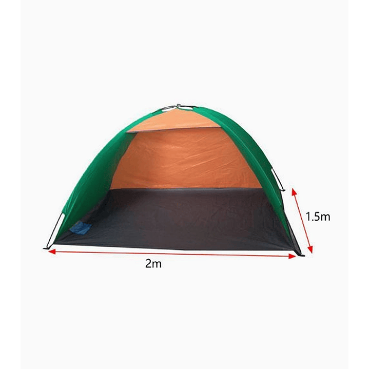 Media carpa Exlin 2x1.5 m para sombra en playa y jardín 2