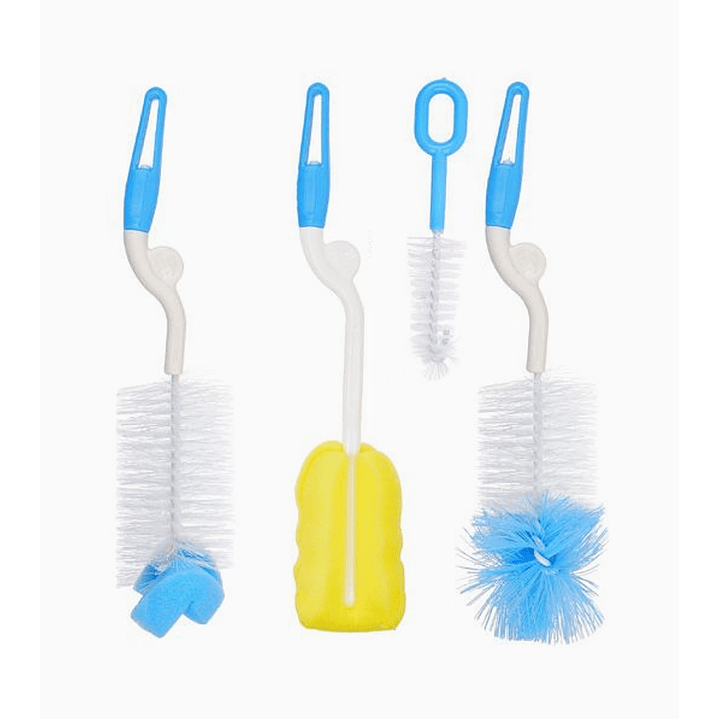 Set de limpieza para mamaderas con cepillos de diferentes tamaños 1